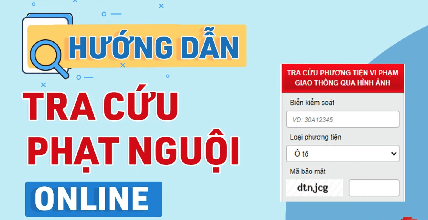 Cách tra cứu kiểm tra phạt nguội ô tô